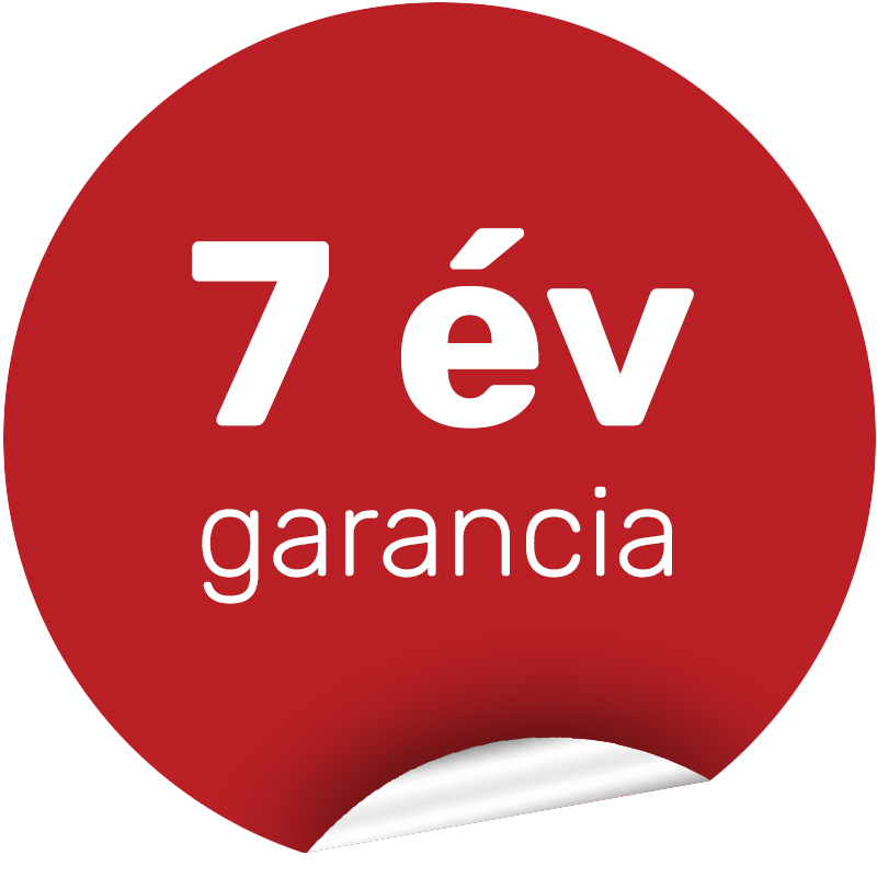 7 év garancia